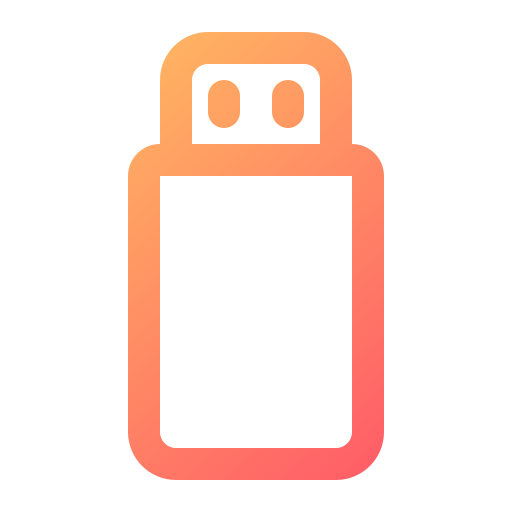 flash-disk Generic gradient outline icon