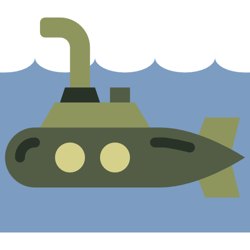 Submarine Berkahicon Flat icon