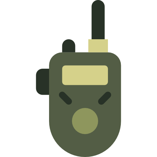 walkie-talkie Berkahicon Flat icoon