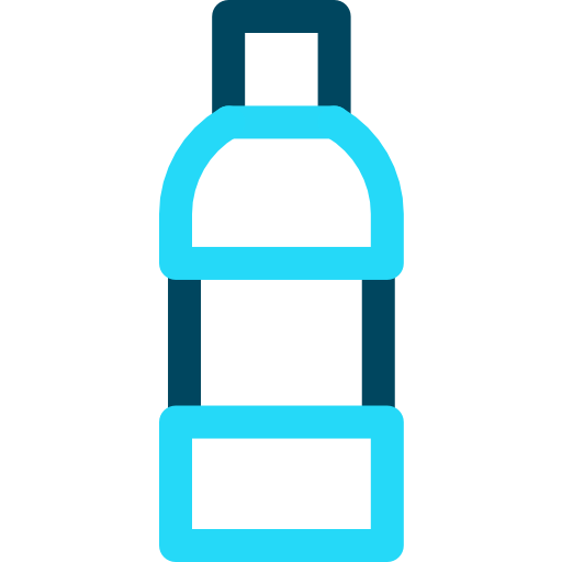 水筒 Basic Rounded Lineal Color icon