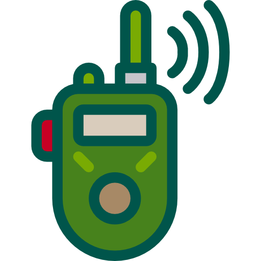 Walkie talkie Berkahicon Lineal Color icon