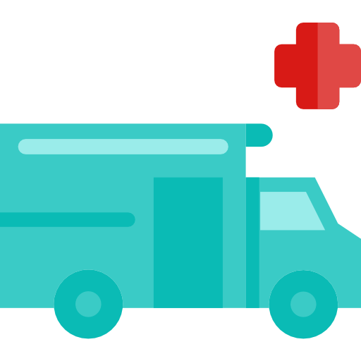 Ambulance Berkahicon Flat icon