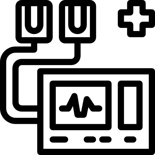 defibrylator Berkahicon Lineal ikona