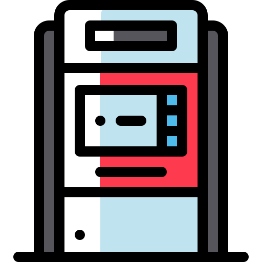 atm Detailed Rounded Color Omission icon