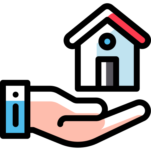 Mortgage Detailed Rounded Color Omission icon