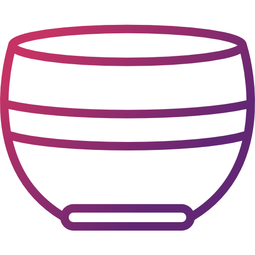 Bowl Cubydesign Gradient icon