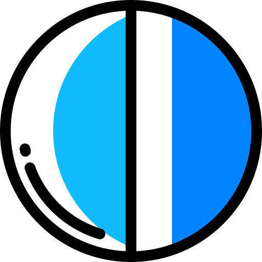 kręgi Detailed Rounded Color Omission ikona