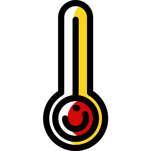 気温 Detailed Rounded Color Omission icon