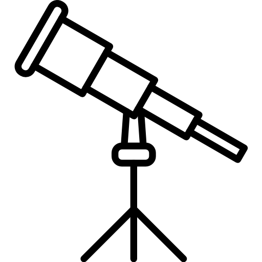 망원경 Cubydesign Lineal icon