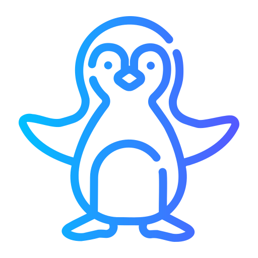 pinguin Generic gradient outline icon