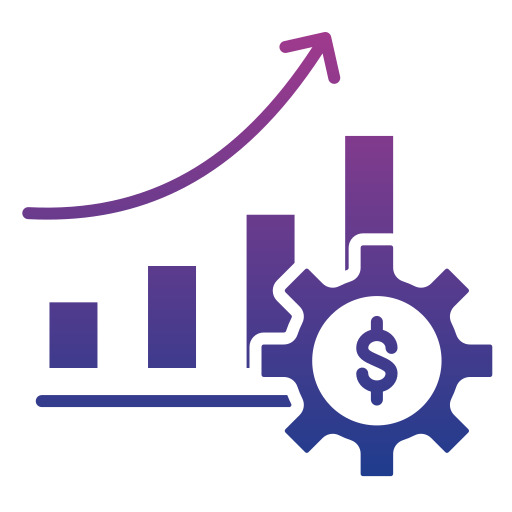 finanziario Generic gradient fill icona