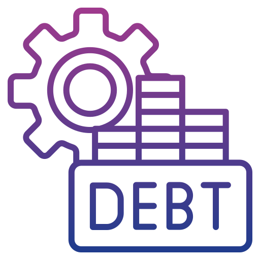 deuda Generic gradient outline icono
