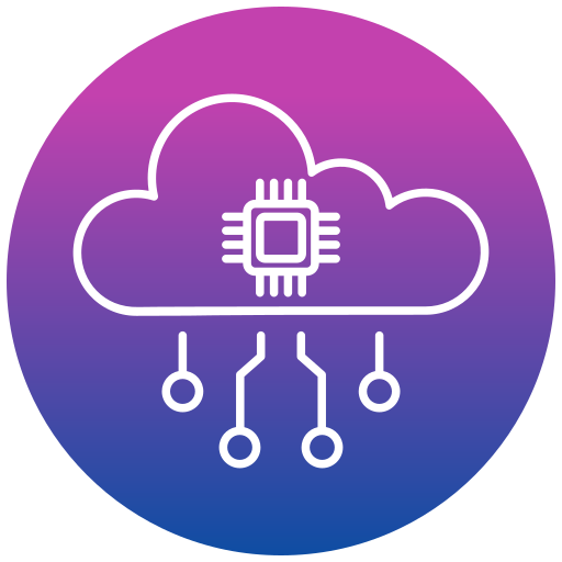 Cloud Intelligence Generic gradient fill icon