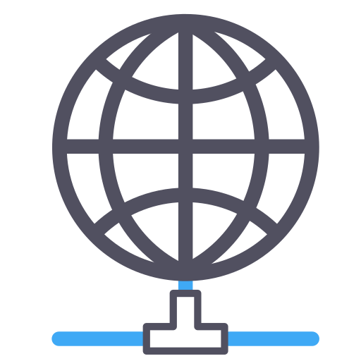 wereldbol Generic outline icoon