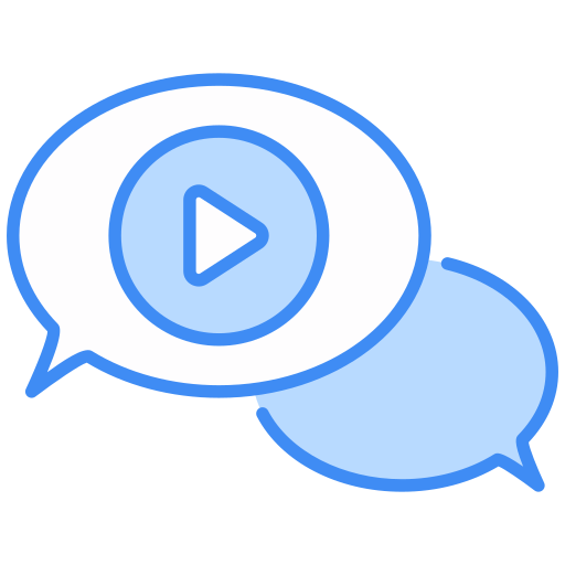 videochat Generic color lineal-color icono