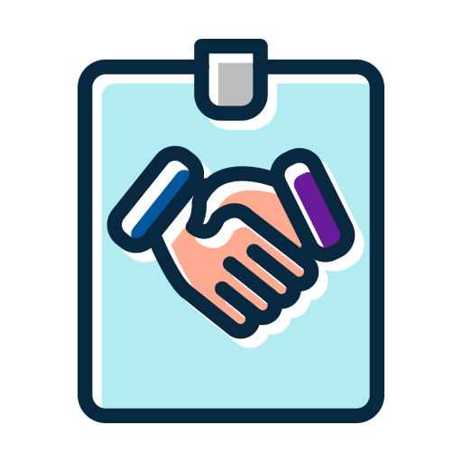 Agreement Generic color lineal-color icon