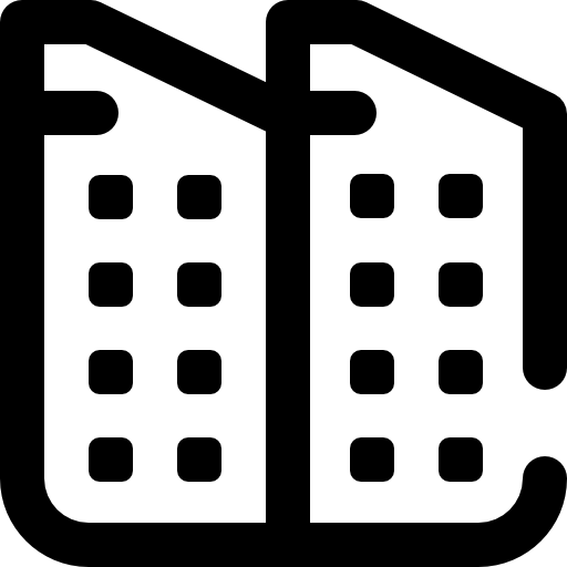 wolkenkratzer Super Basic Omission Outline icon
