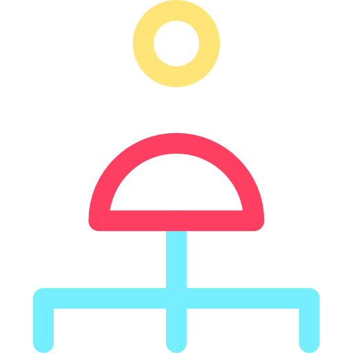 organizacja Basic Rounded Lineal Color ikona