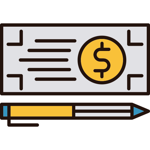 Cheque Cubydesign Lineal Color  icon