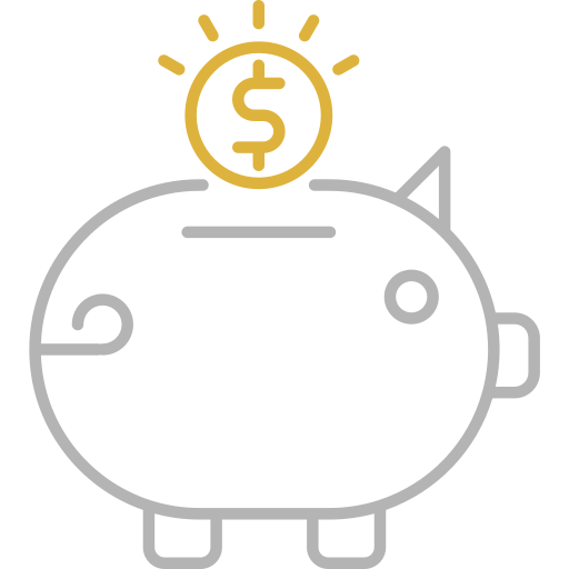 Piggy bank Cubydesign Two Tone icon