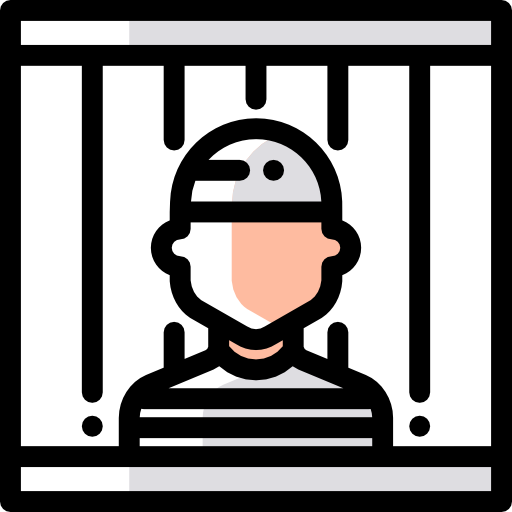 교도소 Detailed Rounded Color Omission icon