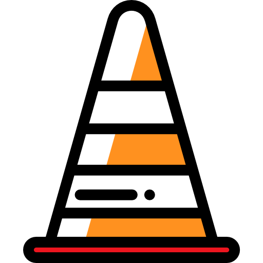 cône de signalisation Detailed Rounded Color Omission Icône