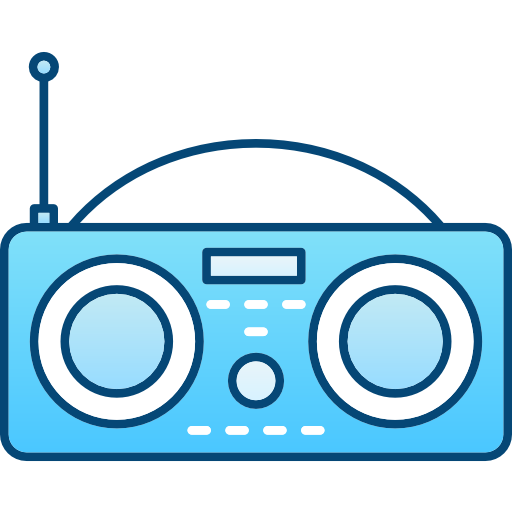 radio Cubydesign Blue icon