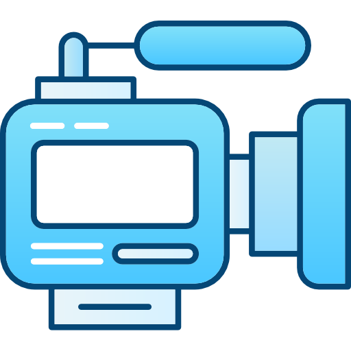 kamera wideo Cubydesign Blue ikona