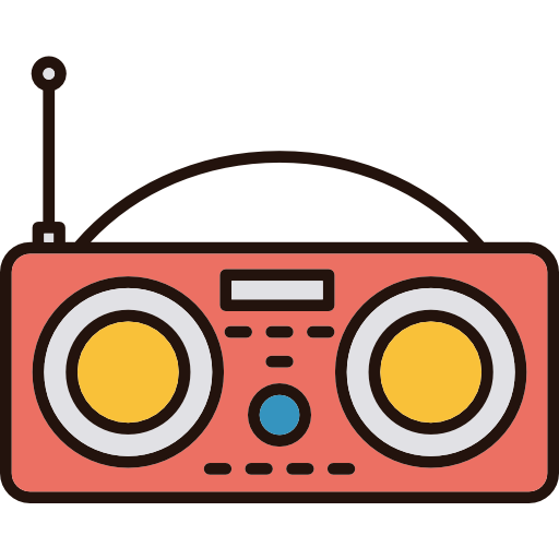 radio Cubydesign Lineal Color  icono