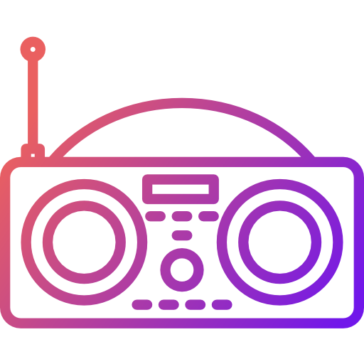 radio Cubydesign Gradient icoon