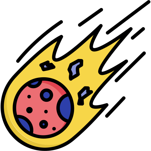 meteor Generic color lineal-color ikona