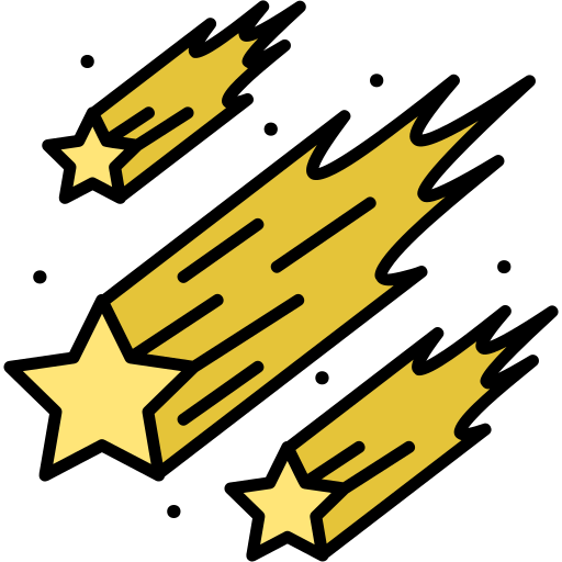 Shooting star Generic color lineal-color icon