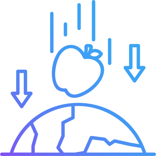 重力 Generic gradient outline icon