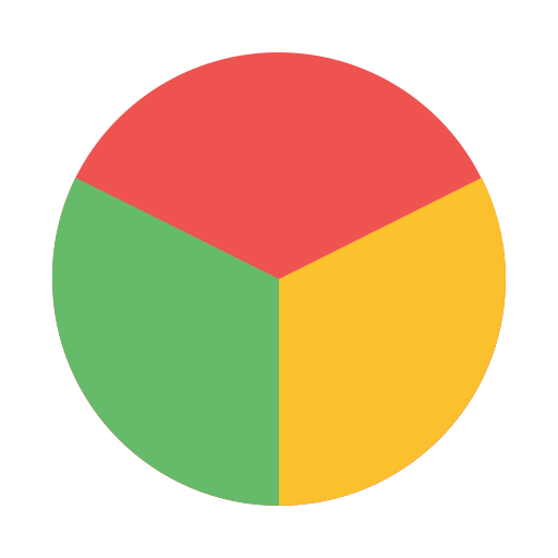 파이 차트 Generic color fill icon