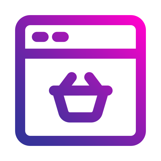 online-shop Generic gradient outline icon