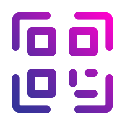 qr 코드 Generic gradient outline icon