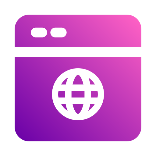 webseite Generic gradient fill icon