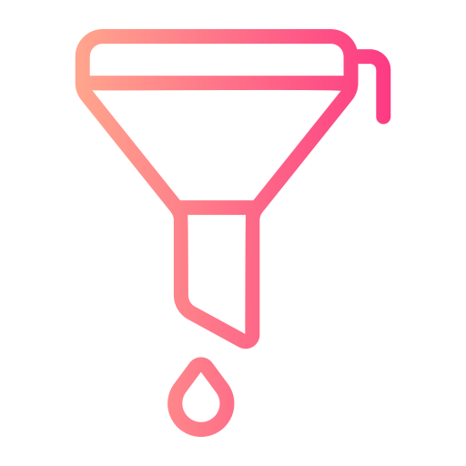 Oil funnel Generic gradient outline icon