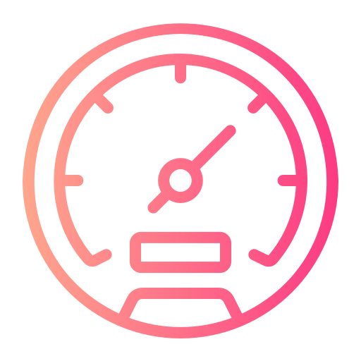 Speedometer Generic gradient outline icon