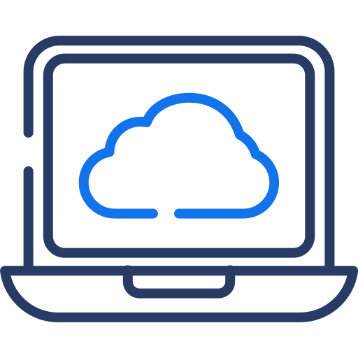 Cloud computing Generic color outline icon