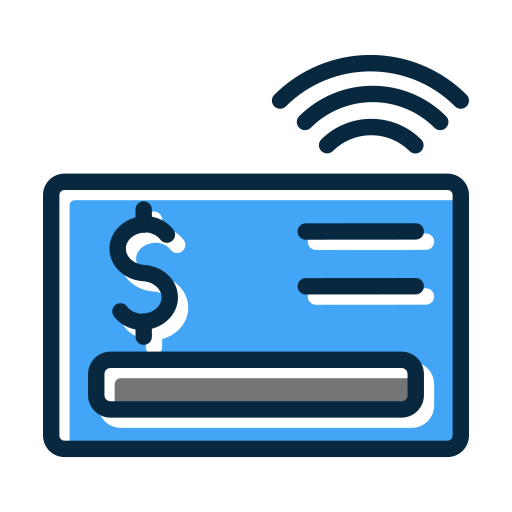 Contactless Generic color lineal-color icon