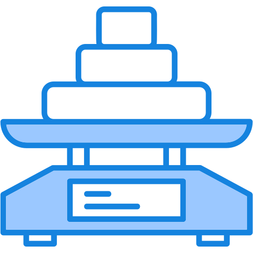 Weight Generic color lineal-color icon