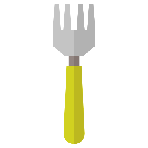 tenedor Generic color fill icono