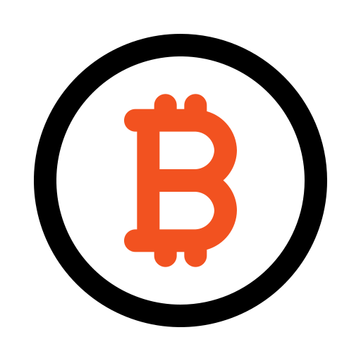 bitcoin Generic color outline icona