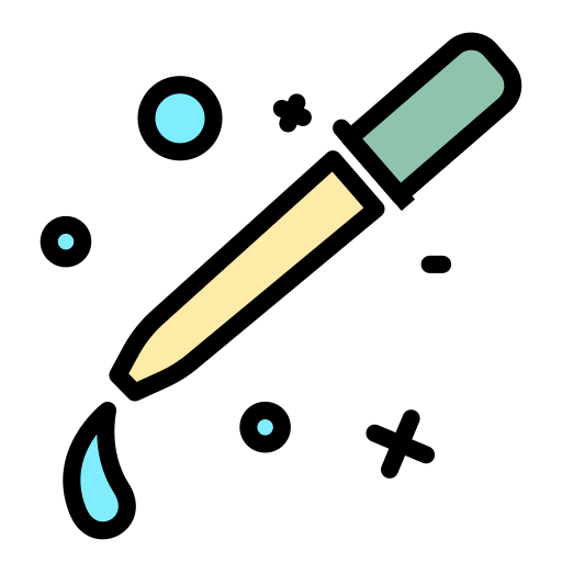 pipetta Generic color lineal-color icona