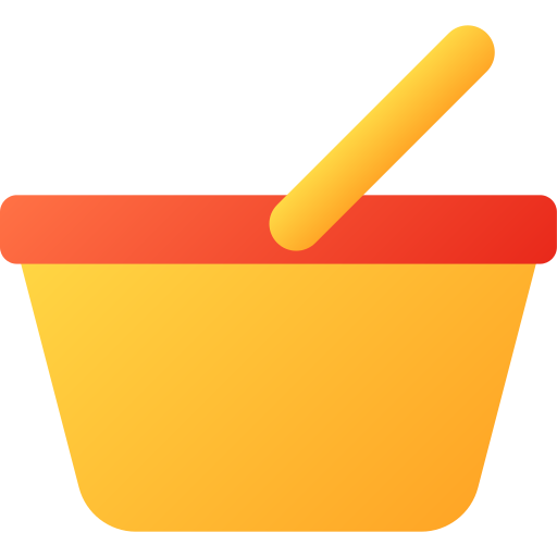 cesta de la compra Generic gradient fill icono