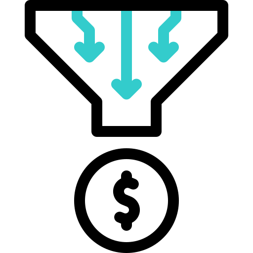 販売パイプライン Basic Accent Outline icon