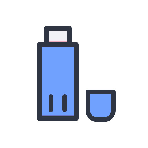 フラッシュディスク Generic color lineal-color icon