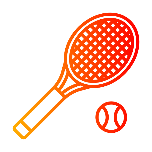 Tennis Generic gradient outline icon