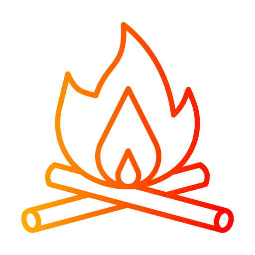 lagerfeuer Generic gradient outline icon